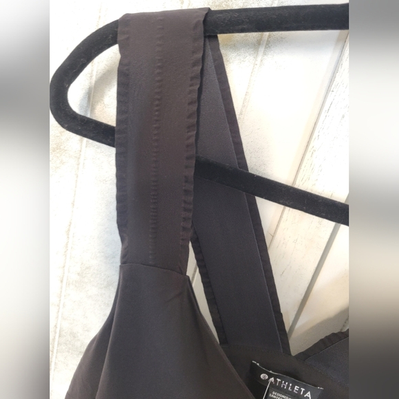 Nwot Athleta Savanah Mini Dress Black Small - Picture 3 of 8